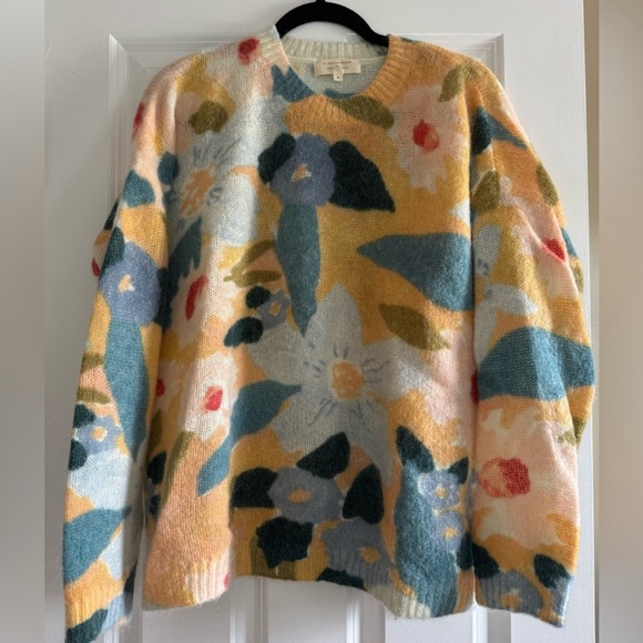 Sezane Isadora Sweater “Flowers” Size M - Picture 4 of 7